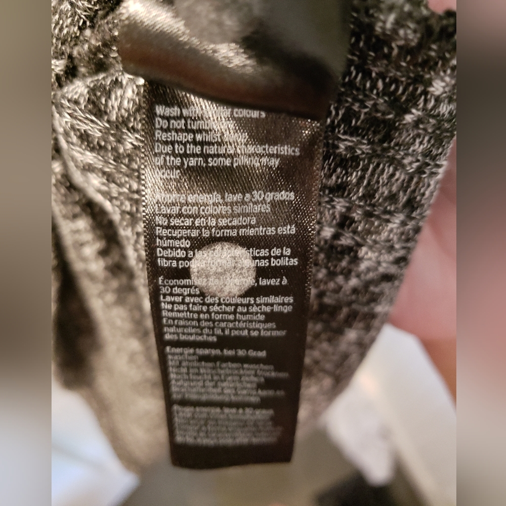 Topshop Grey Heather Mock Neck Dress - Picture 2 of 7